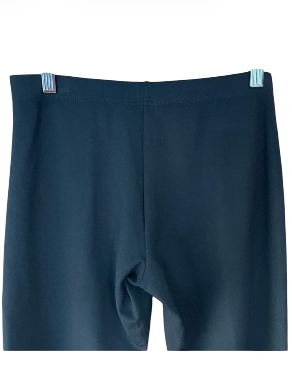 Clara Sun Woo Ponte Knit Black Kick Front Slit Pull On Pants $109. Excellent XS - Picture 8 of 14